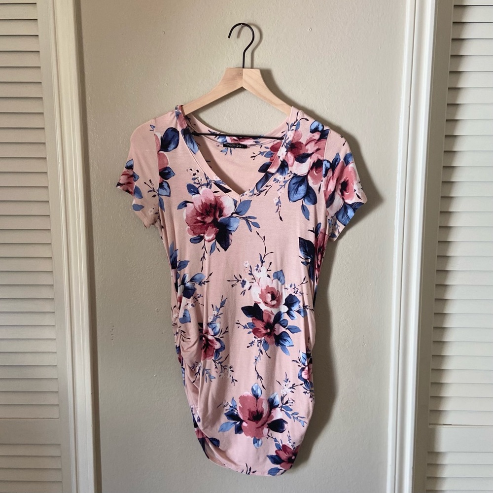 Floral Papermoon Maternity Shirt